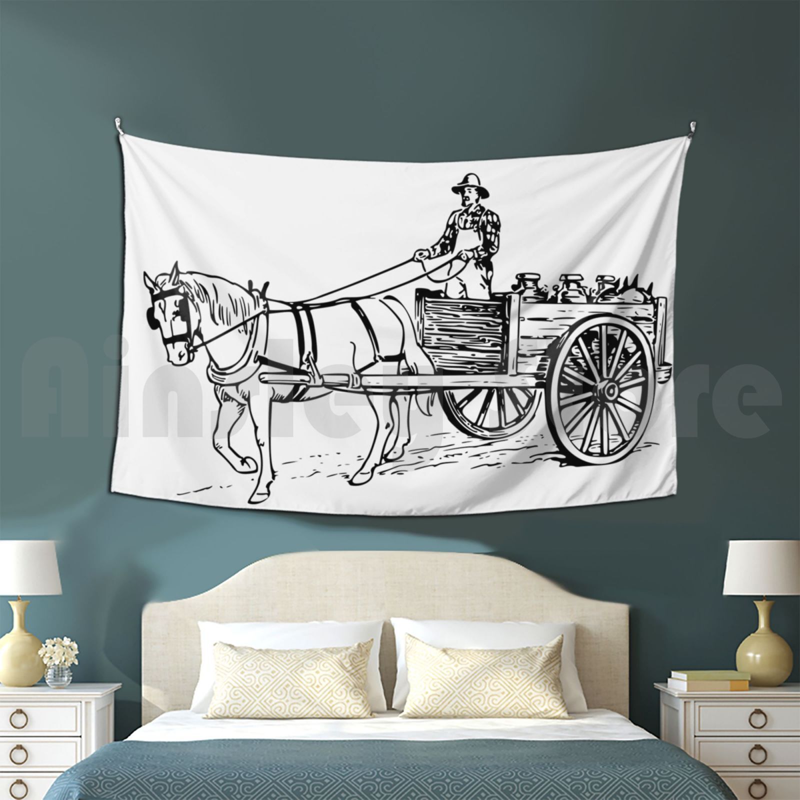 Agriculture Farming Background - The Farm Soldier Tapestry Background Wall