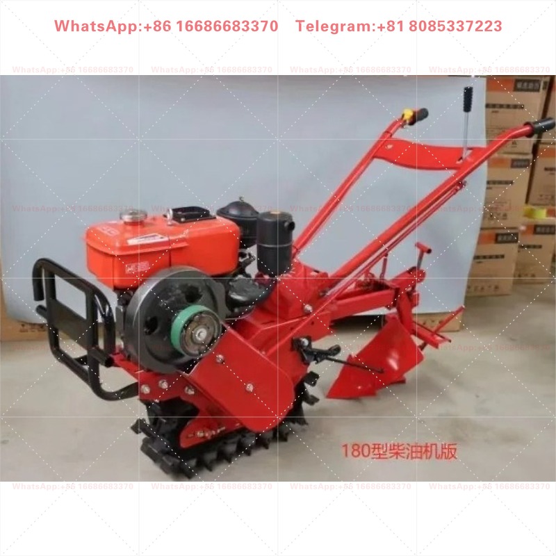 Soil Tilling Cultivator - Crawler Power Cultivator With Push Chain