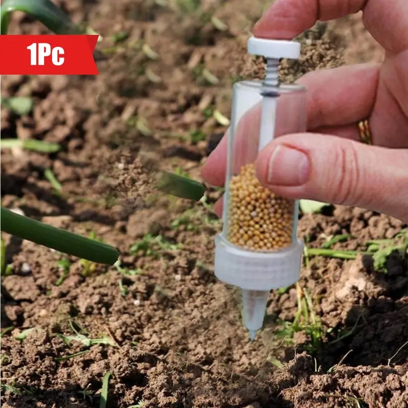 Vegetable Transplanter - 1pc Handheld Seed Dispenser, Mini Manual