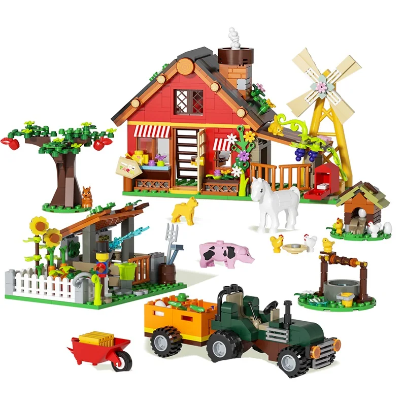 Creative Windmill Farm House B - Farming Agriculture Model ulasan dan harga