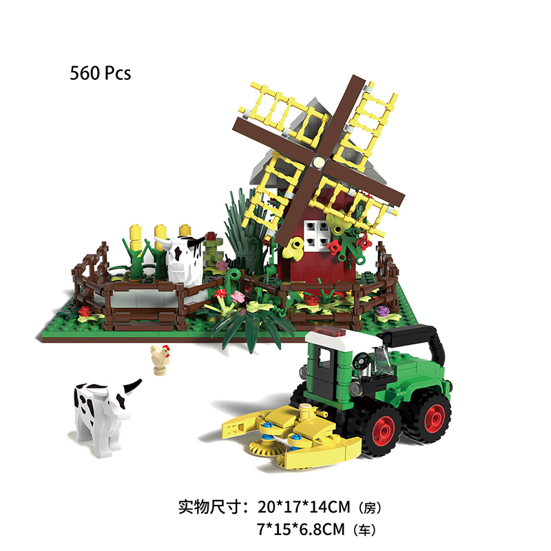 Happy Ranch MOC Building Block - Is Farming Under Agriculture ulasan dan harga