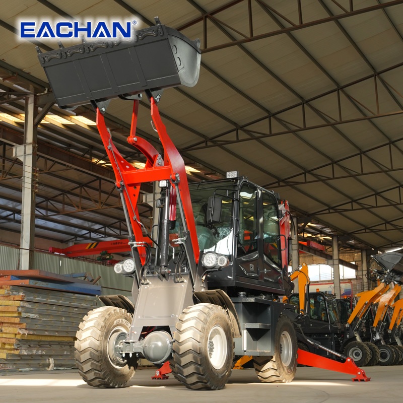 4WD Hydraulic Wheel Backhoe Lo - Agriculture Farming Work ulasan dan harga