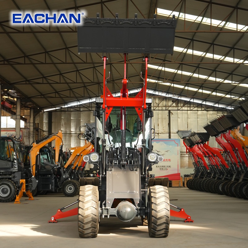 4WD Hydraulic Wheel Backhoe Lo - Agriculture Farming Work ulasan dan harga