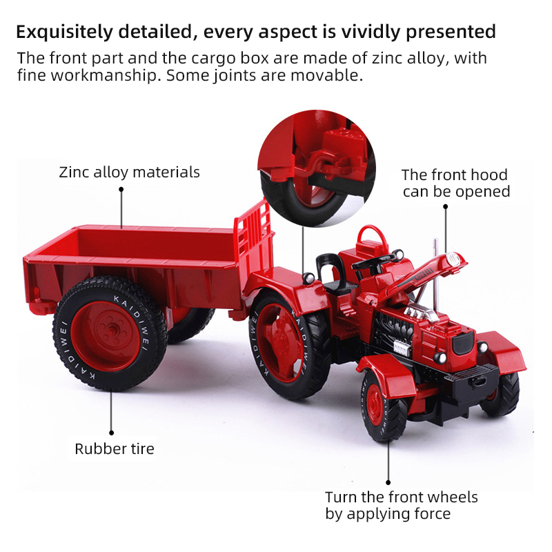 1/18 Vintage Farm Tractor Mode - Farming Agriculture Model ulasan dan harga