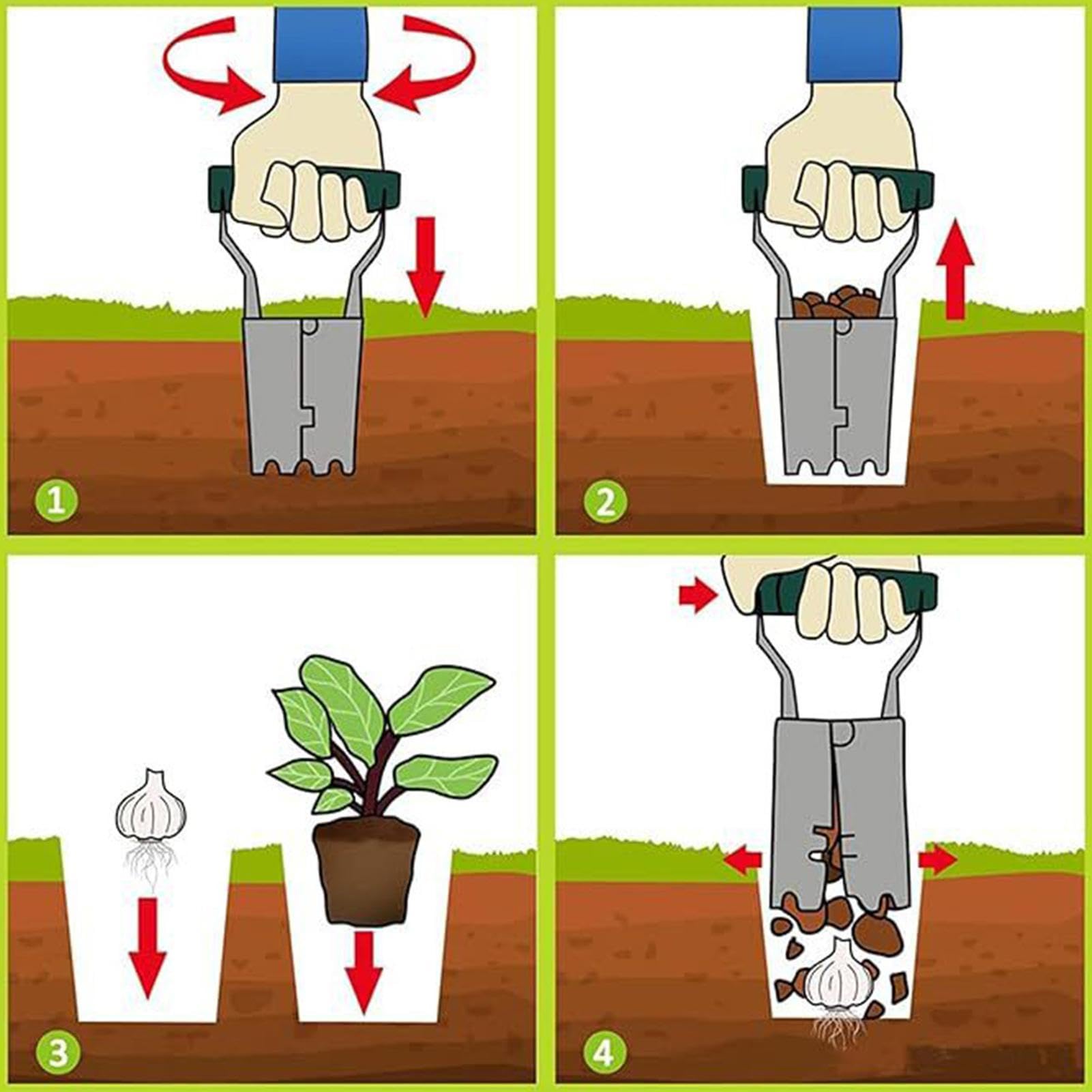 Vegetable Garden Seedling Tran - Vegetable Transplanter ulasan dan harga